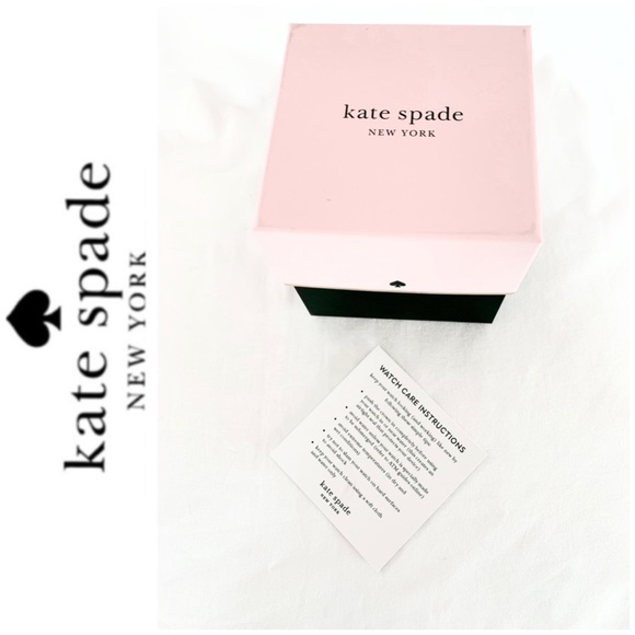 NWT Kate Spade Metro monogram watch blush gold - Picture 8 of 8